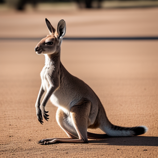 Kangaroos actually walk like people