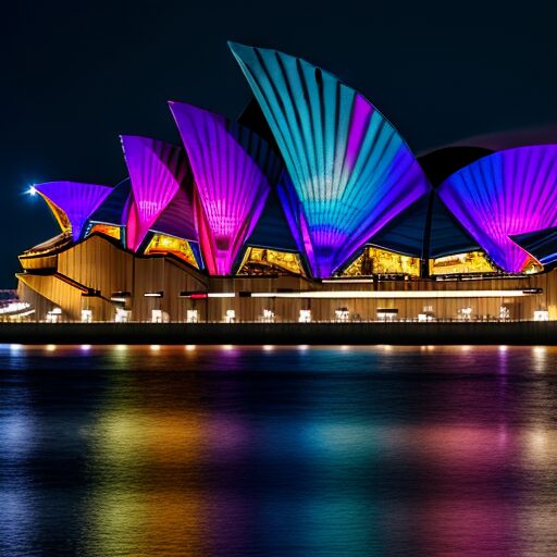 Symphony of Lights: Sydney Opera House Shines Bright in a Festive Overture